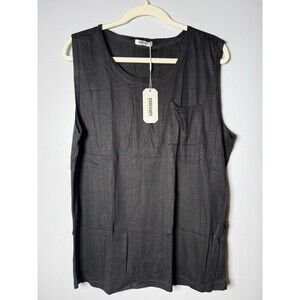Coofandy Men’s Workout Tanks - 3 Pack Black White Red Size Large NEW